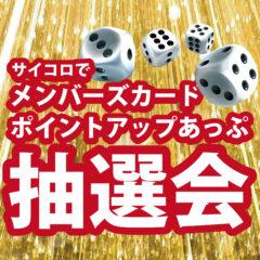 なんとっ！！3人に1人はお買い物ポイント10倍以上が当たる！！